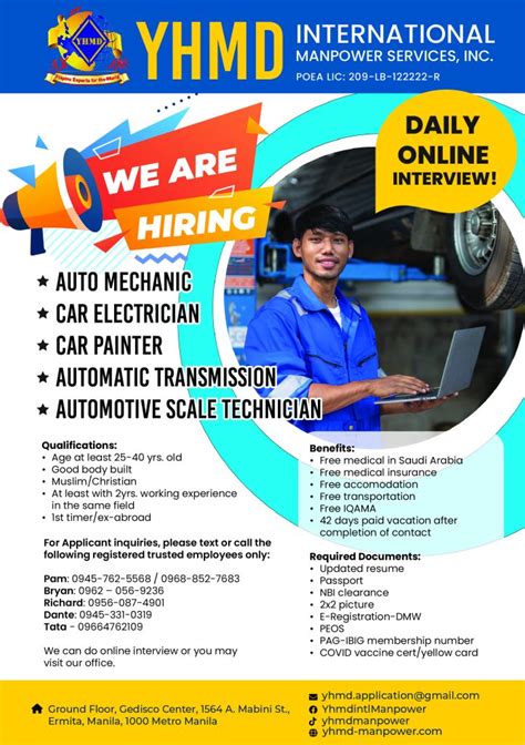 Yhmd International Manpower Services, Inc..